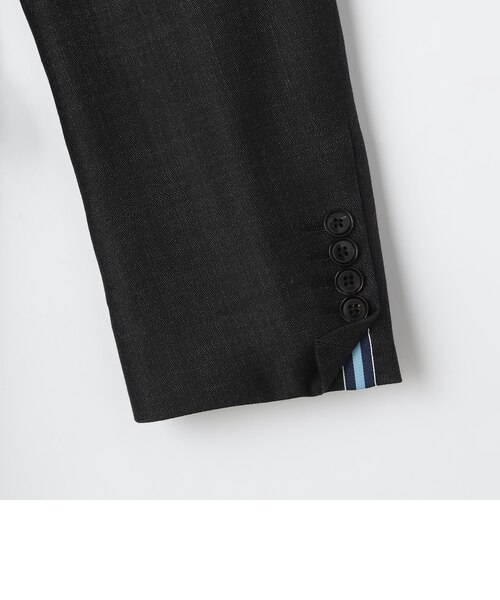 スマート ビズ セットアップ ジャケット ORIHICA LUXE デニム調無地