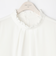 ＜CLASSY.ONLINE2月掲載 山本美月さん着用アイテム＞ORIHICA美ラクるブラウス スタンドフリル