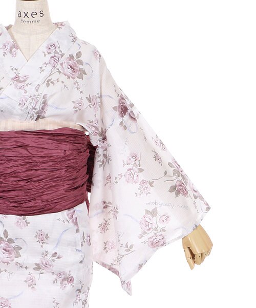 オリジナルフラワー柄浴衣｜アクシーズファムの通販｜&mall（アンド