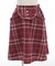 サス付チェック柄フレアＳＫ