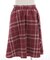 サス付チェック柄フレアＳＫ