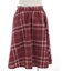 サス付チェック柄フレアＳＫ