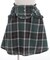 サス付チェック柄フレアＳＫ