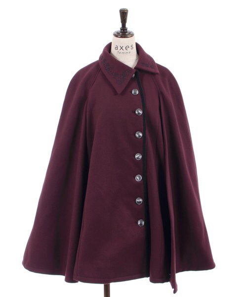 連釦ケープコート｜アクシーズファムの通販｜&mall（アンドモール