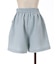 連ボタンキュロットパンツ