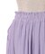 裾レース楊柳ワイドパンツ
