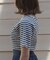 ショート丈リブトップス