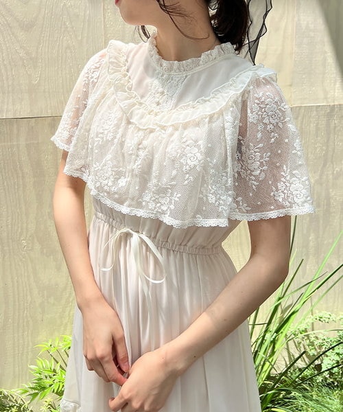 ヴィンテージ風サマードレス｜アクシーズファムの通販｜&mall（アンド