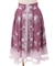 ブーケパネル柄ミドルスカート