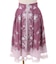 ブーケパネル柄ミドルスカート