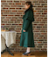 ファー襟付ケープロングコート