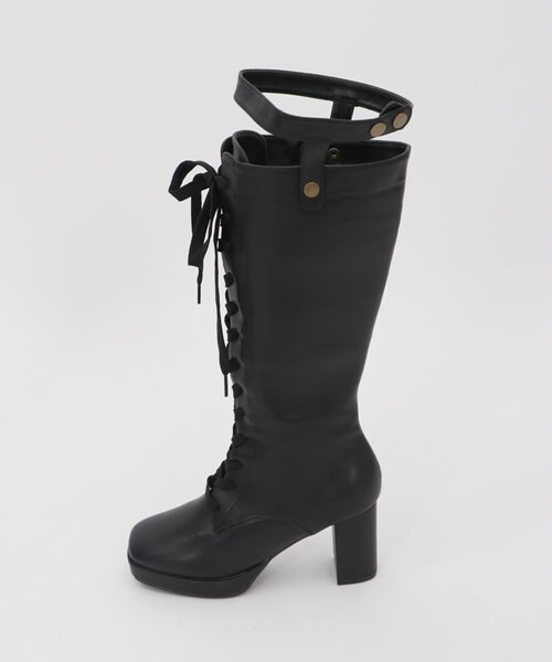 ガーター付レースアップブーツ｜アクシーズファムの通販｜&mall