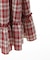 チェックフリル襟付ＯＰ