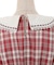 チェックフリル襟付ＯＰ