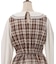 チェックフリル襟付ＯＰ