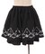 バラ刺繍連ボタンスカート