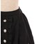 バラ刺繍連ボタンスカート
