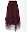 薔薇付ドレープチュールスカート