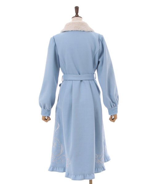 雪の結晶刺繍コート｜アクシーズファムの通販｜&mall（アンドモール