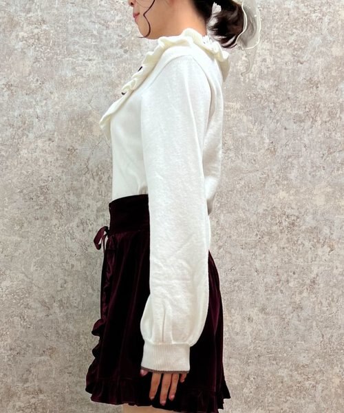 フリルヨークプルオーバー(WHITE) フリルヨークプルオーバー(WHITE)