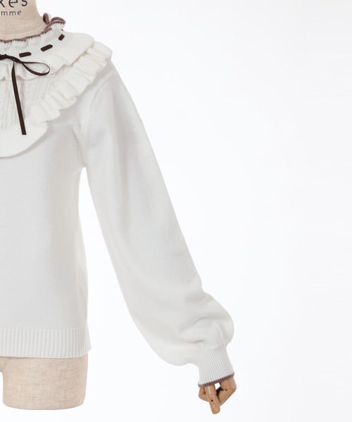 フリルヨークプルオーバー(WHITE) フリルヨークプルオーバー(WHITE)