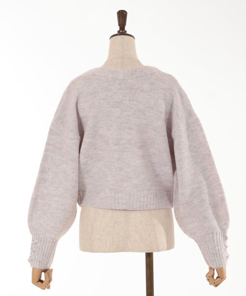 美品♡近年♡フォクシー アジュール ショート丈 カーディガン ブルー 38 ラメショートニットカーディガン｜アクシーズファムの通販