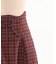 コルセット風チェック柄スカート