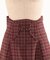 コルセット風チェック柄スカート