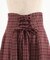 コルセット風チェック柄スカート