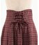 コルセット風チェック柄スカート