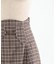 コルセット風チェック柄スカート