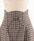 コルセット風チェック柄スカート