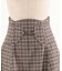 コルセット風チェック柄スカート