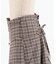 コルセット風チェック柄スカート