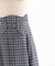 コルセット風チェック柄スカート