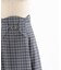 コルセット風チェック柄スカート