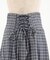 コルセット風チェック柄スカート