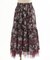 ホーリーローズ柄フリルスカート