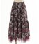 ホーリーローズ柄フリルスカート
