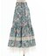 ホーリーローズ柄フリルスカート