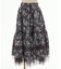 ホーリーローズ柄フリルスカート