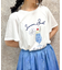 襟付クリームソーダ柄Ｔシャツ