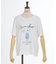 襟付クリームソーダ柄Ｔシャツ