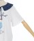 襟付クリームソーダ柄Ｔシャツ