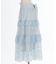 総レースティアードフリルスカート