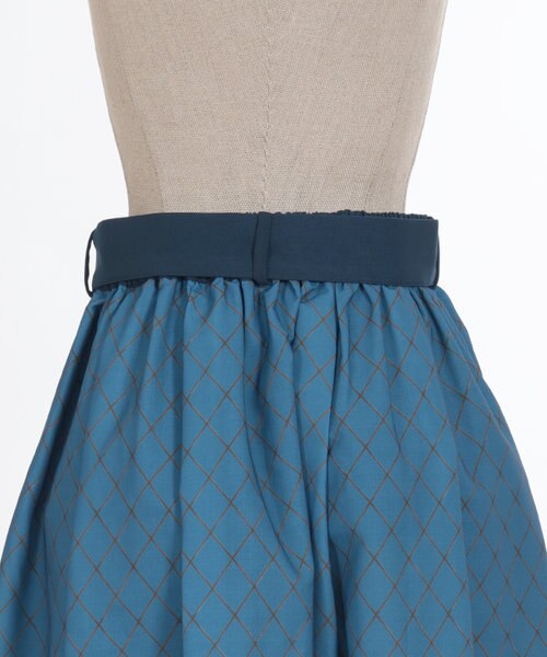 axes femme レトロ喫茶ベルト付きスカート TS285X43P_sub03_L.jpg
