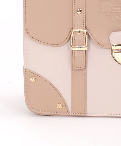 【お値下げ】【美品】axesfemme♡ 型押しフラップサッチェル ワイン お値下げ】【美品】axesfemme♡ 型押しフラップサッチェル