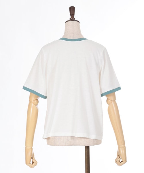 チョコミントプリントTシャツ｜アクシーズファムの通販｜&mall