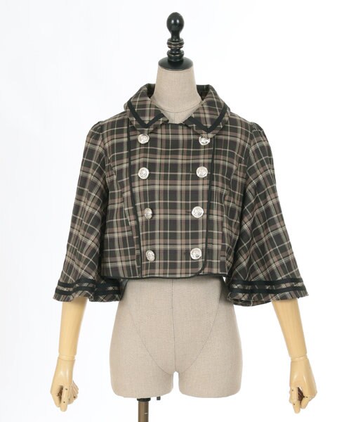 ダブルボタンケープジャケット｜アクシーズファムの通販｜&mall