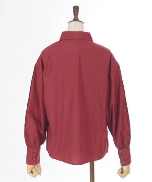 チャイナ風金具ロングシャツ｜アクシーズファムの通販｜&mall